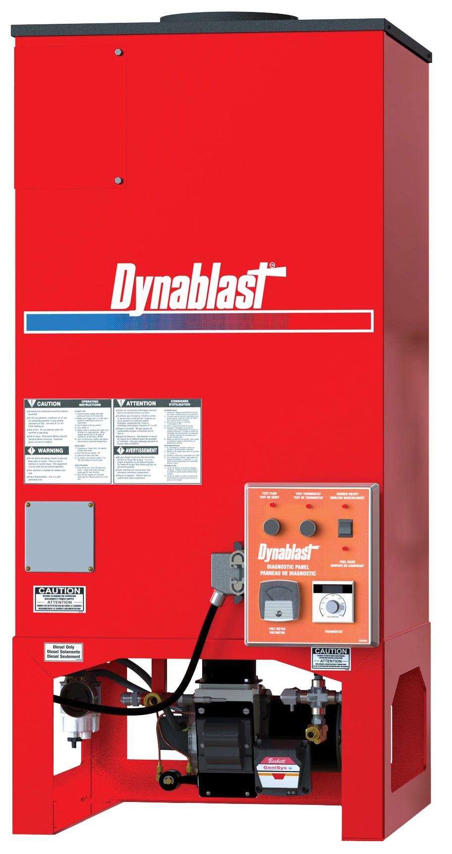 Dynablast HV700FLS Hydrovac Hot Water Heater