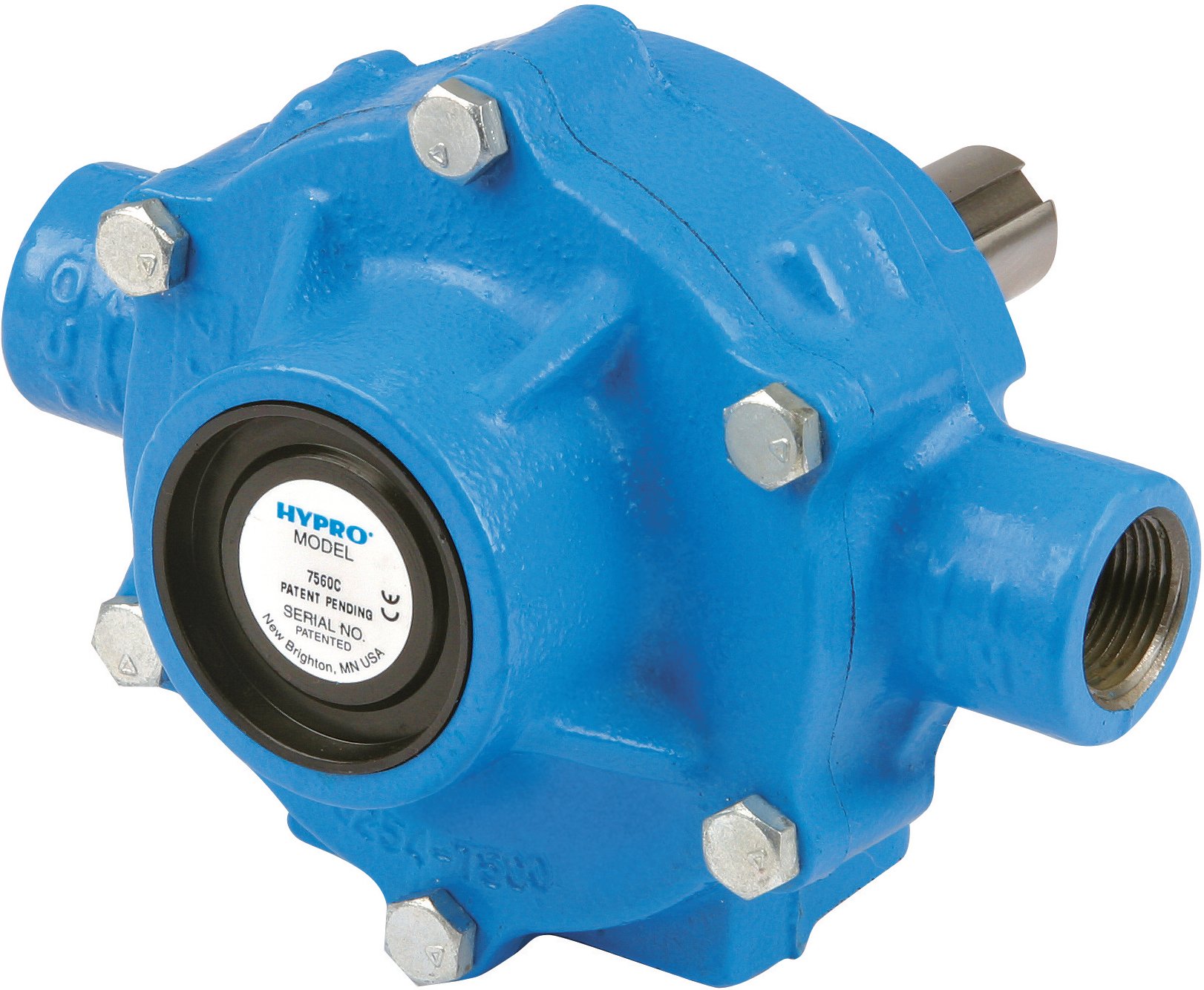 Hypro 7560 Series - 8 Roller, Cast Iron, Ni-Resist or Silver Series XL Roller Pumps