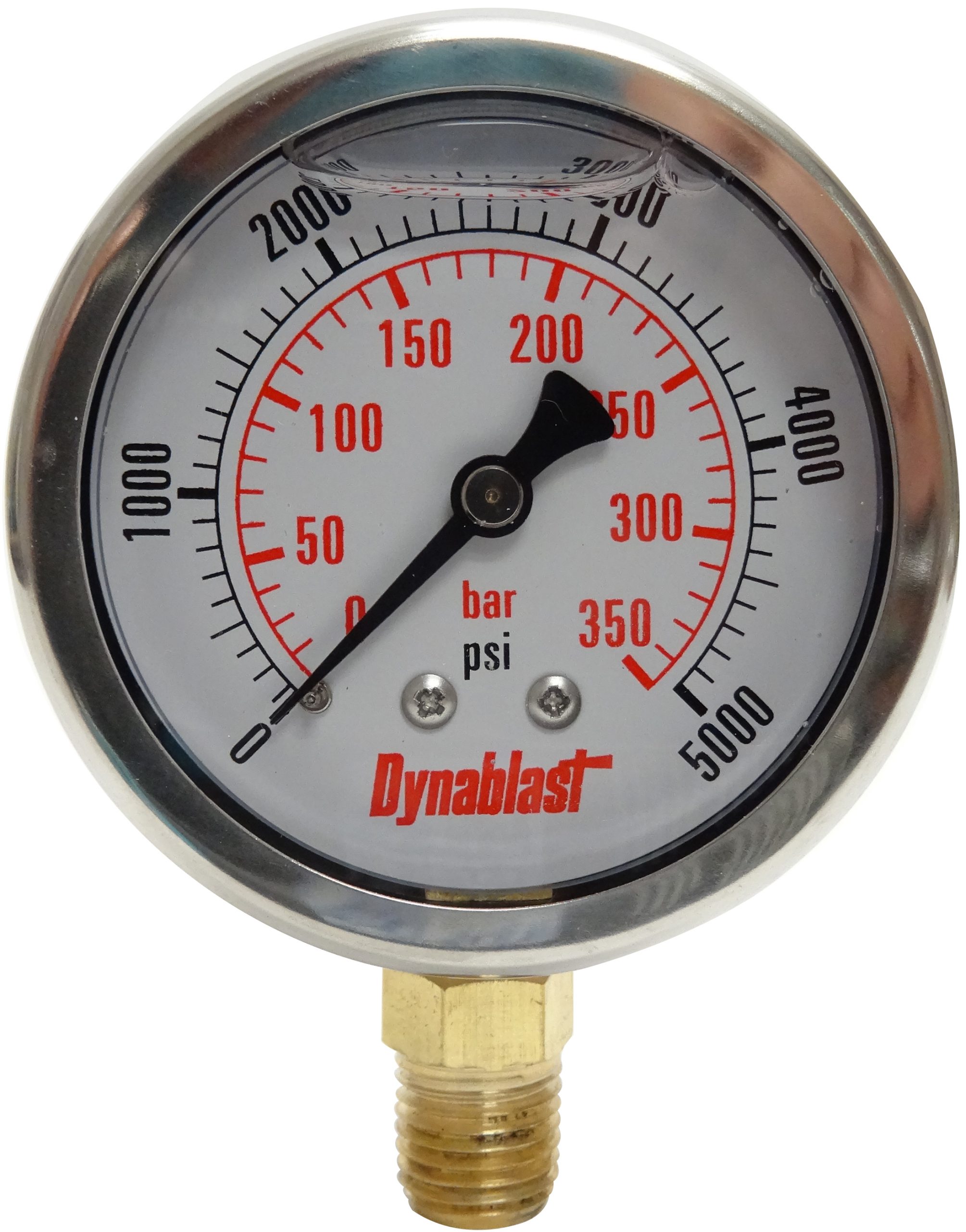 Brass Bottom Mount Connection Pressure Gauge