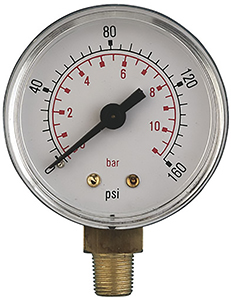 Brass Bottom Connection Pressure Gauges