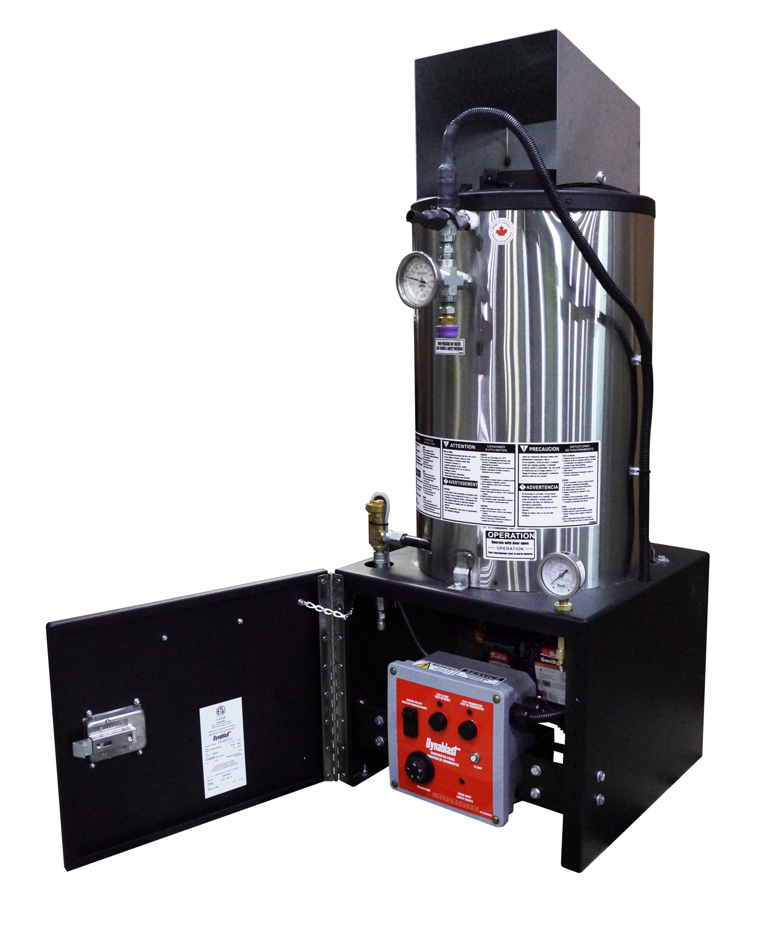 Dynablast HV300FLS-12V Hydrovac Hot Water Heater