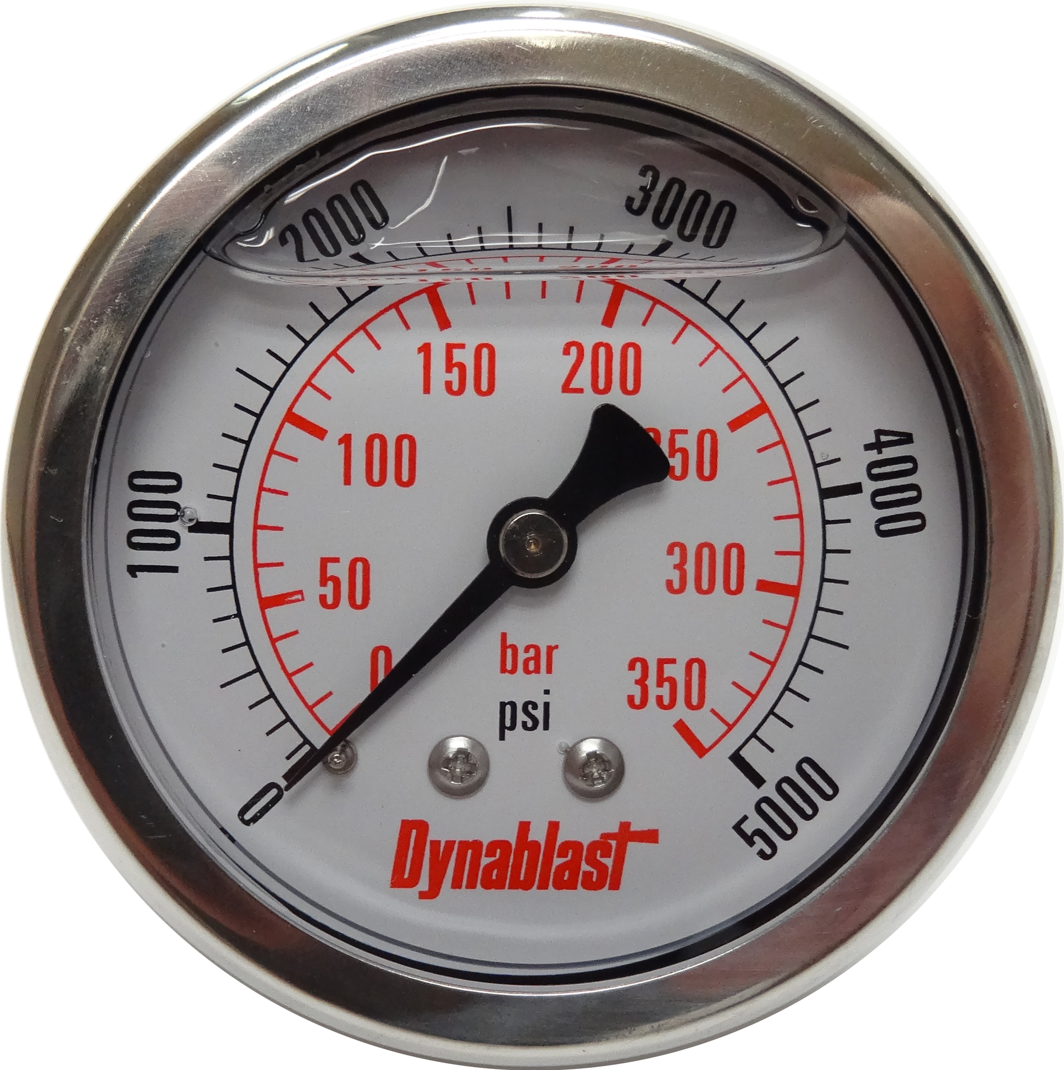 Brass Back Mount Connection Pressure Gauge