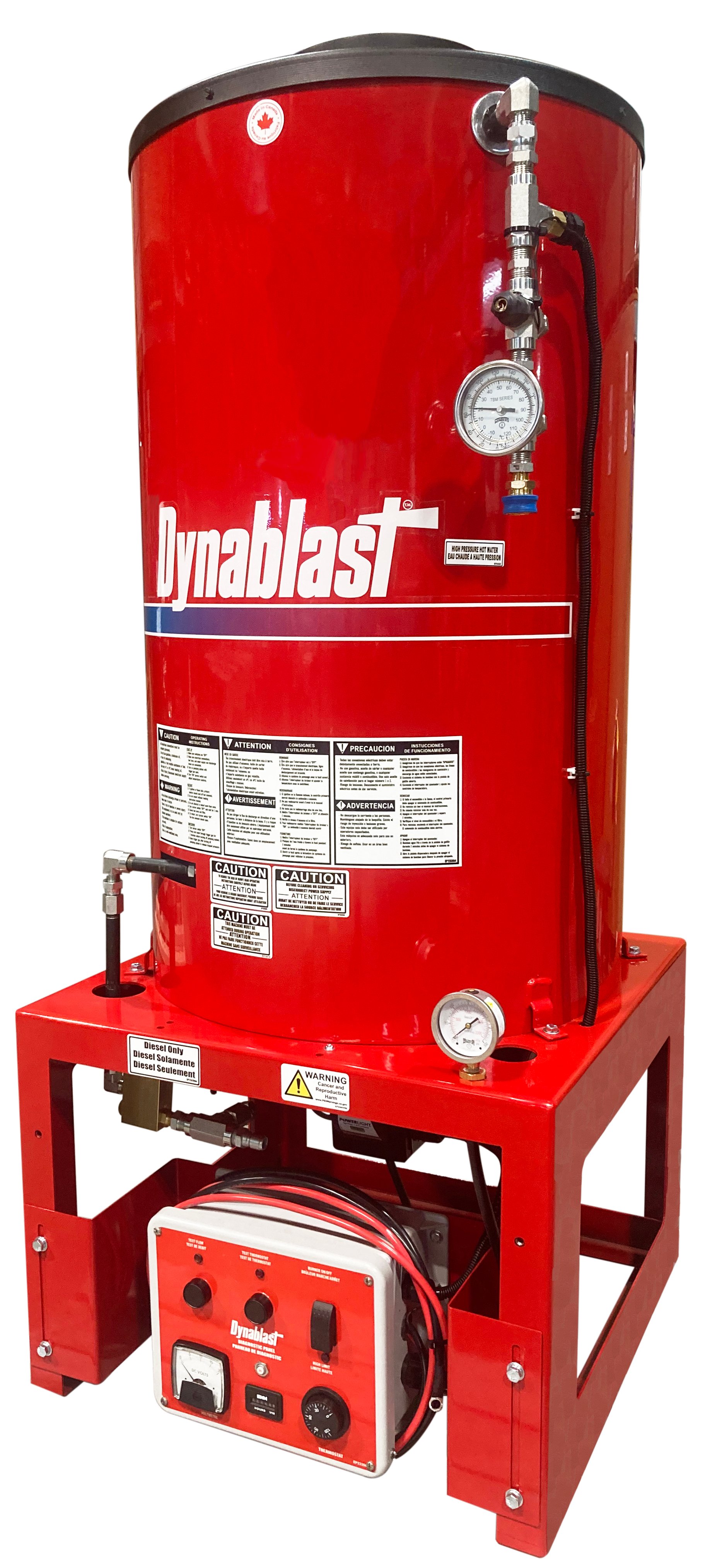 Dynablast HV590FLS-12V Hydrovac Hot Water Heater