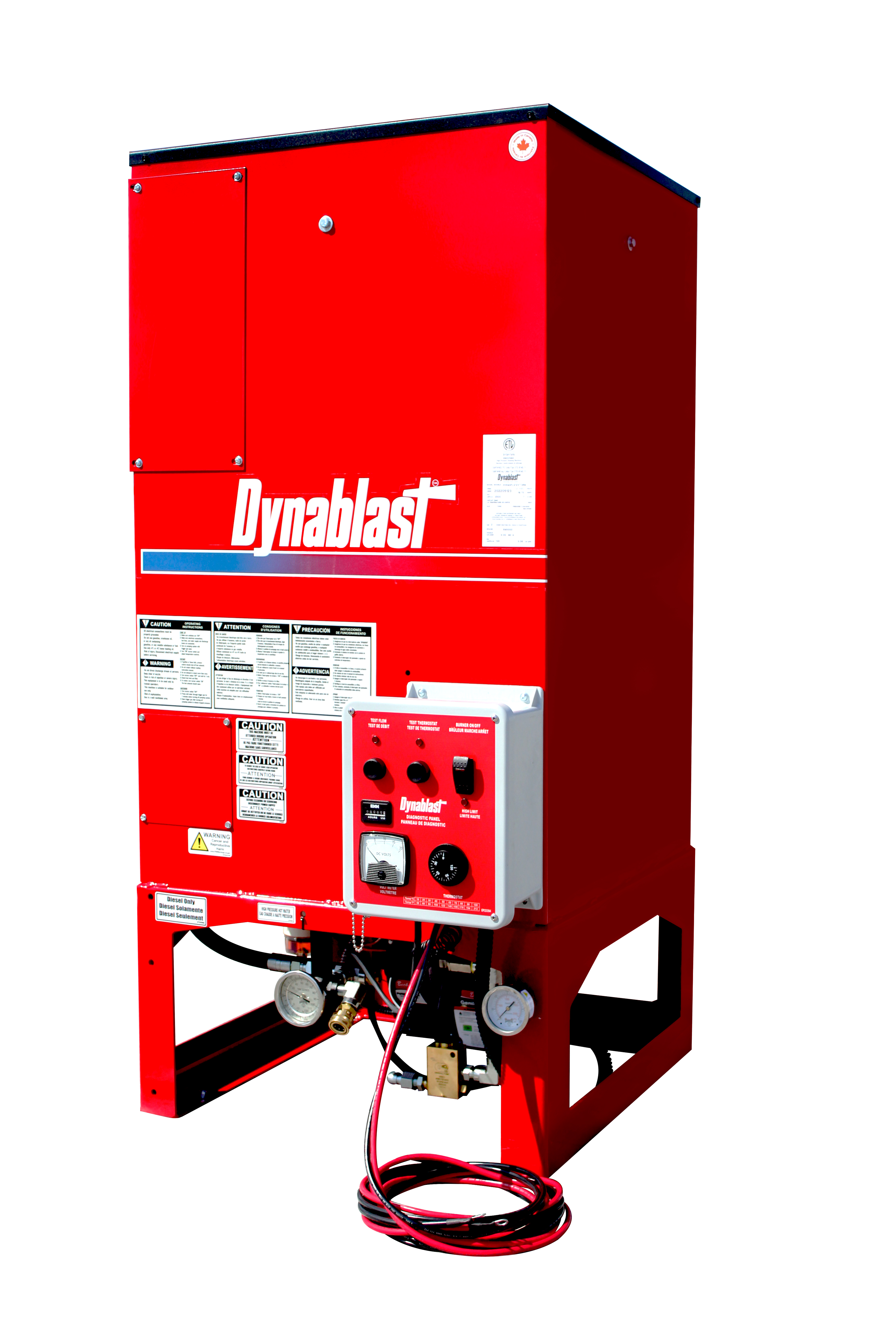Dynablast HV690FLS-12V Hydrovac Hot Water Heater