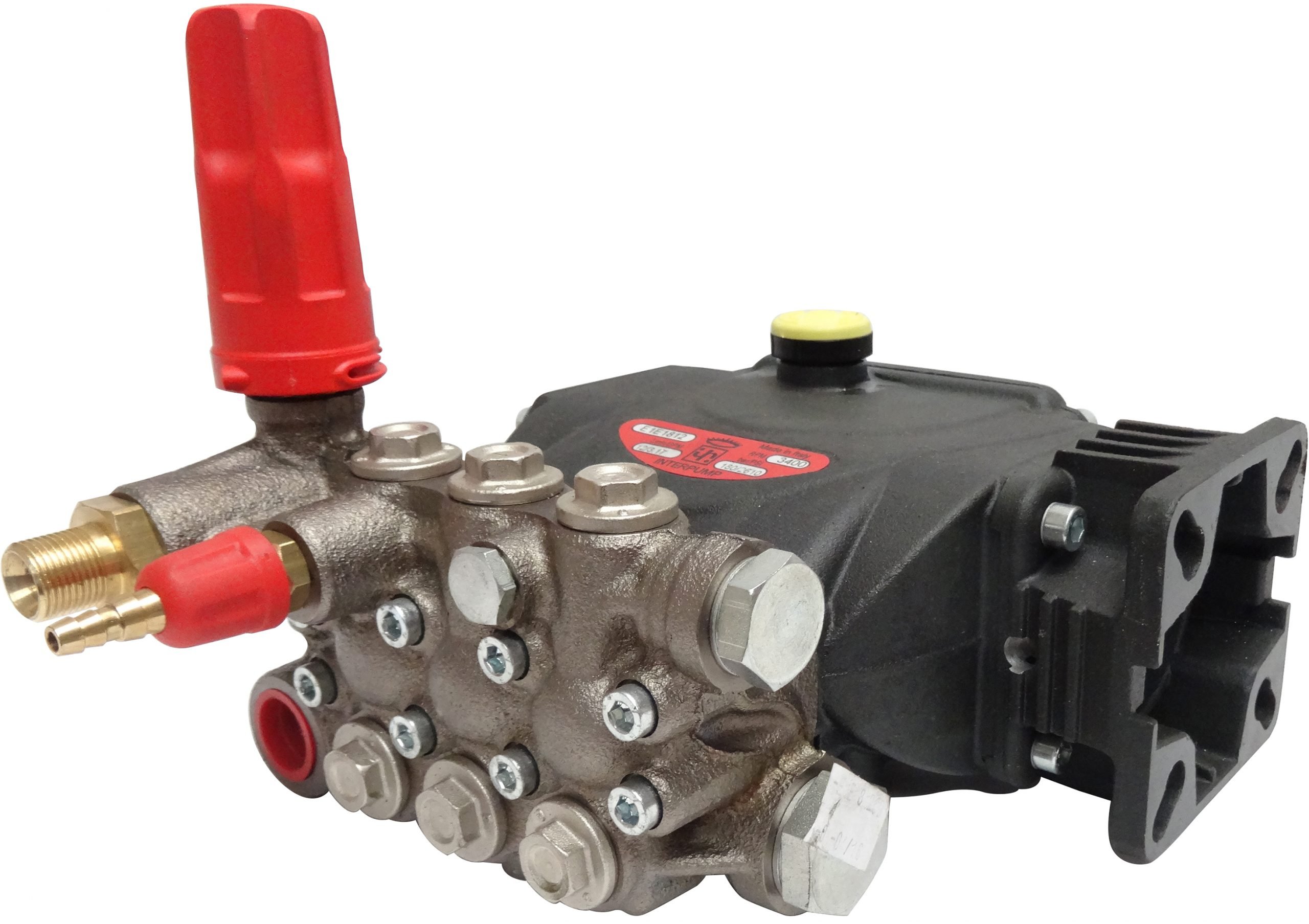 Interpump SAE J 609-A Gasoline Flange - Hollow Shaft - Built In Unloader