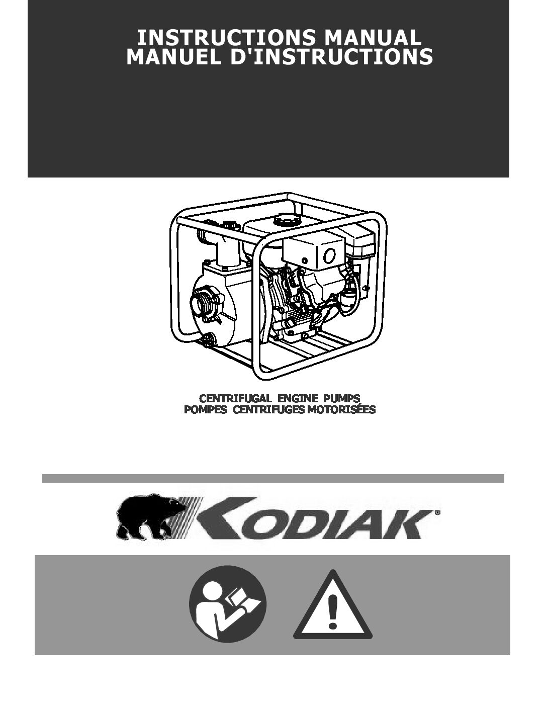 Kodiak PWP4SWT Water Pumps Owners Manual