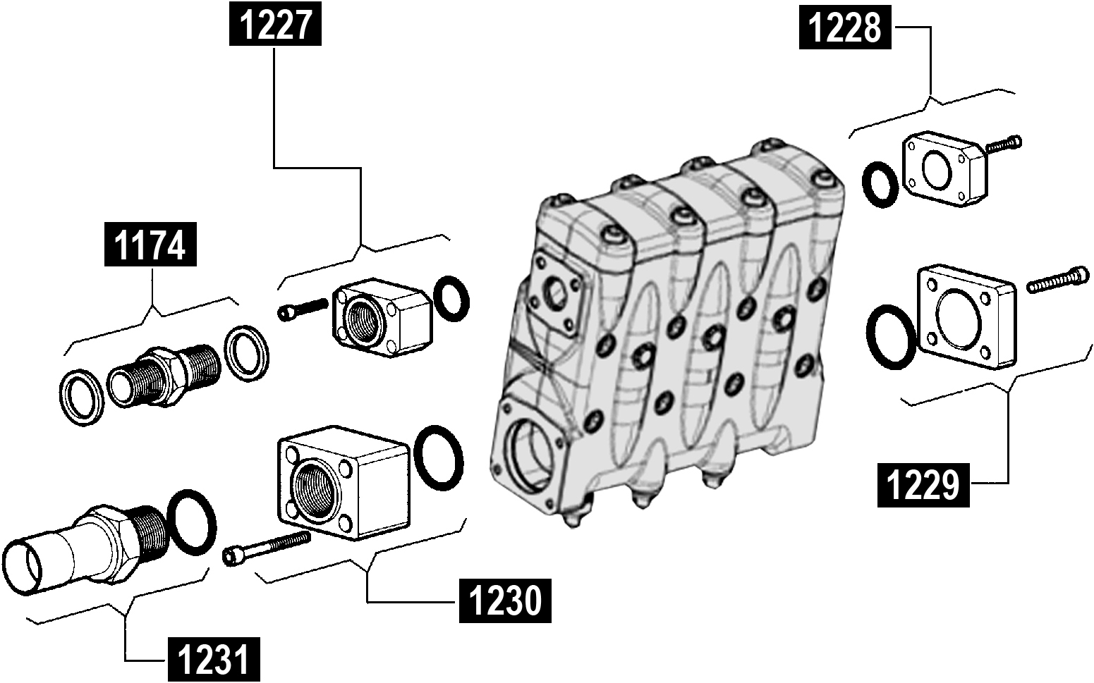 Pratissoli LKN LP Series Pump Connection Kit