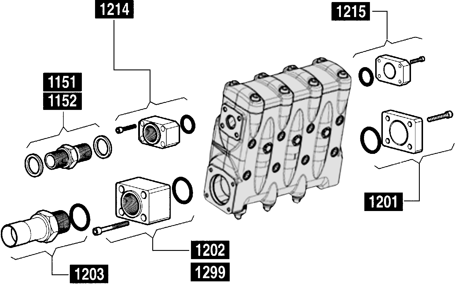 Pratissoli LKLP Series Pump Connection Kit