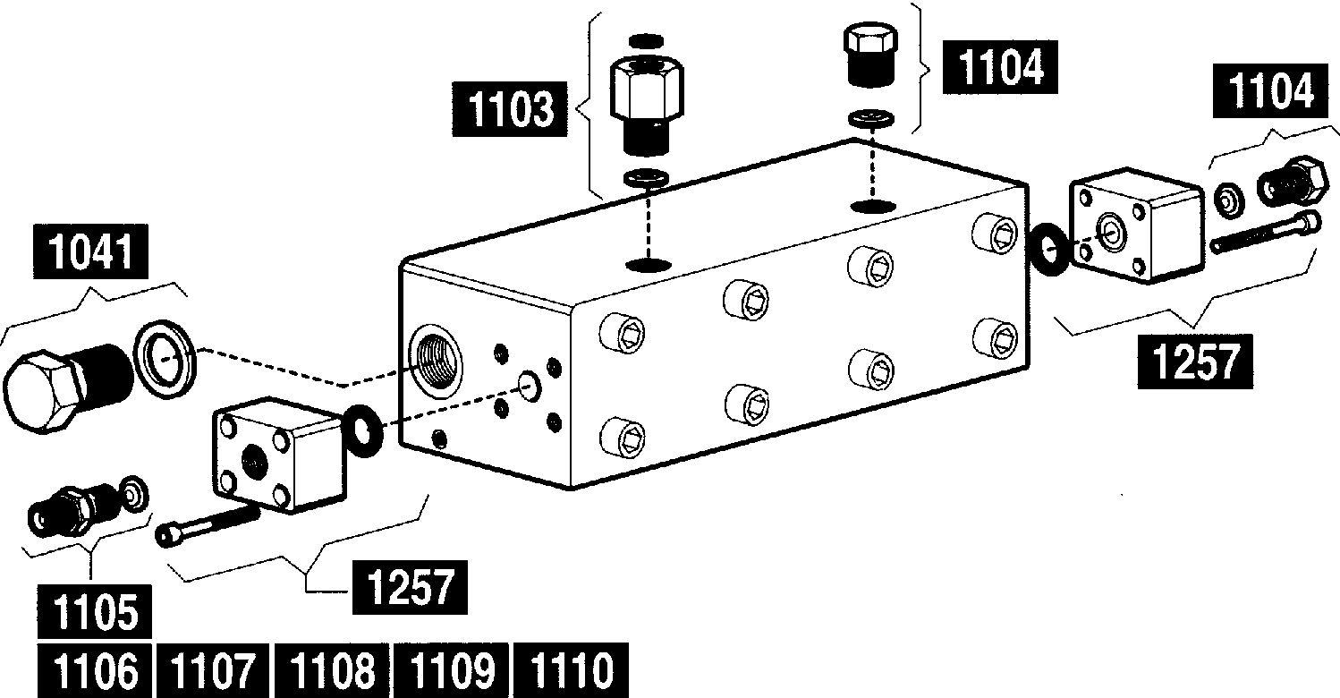 Pratissoli VH | VF | VK | VFH  Series Pump Connection Kit