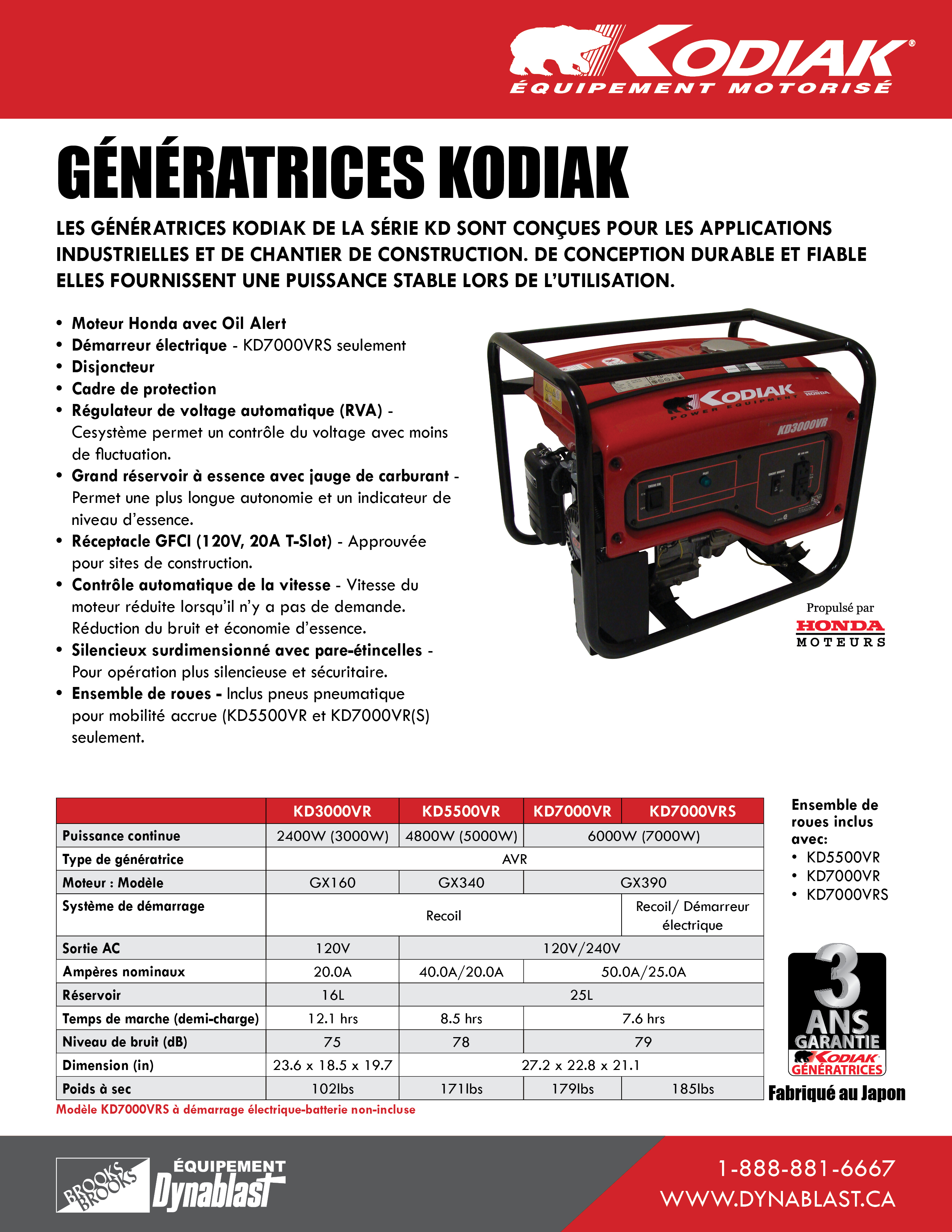 Kodiak Generators - FR