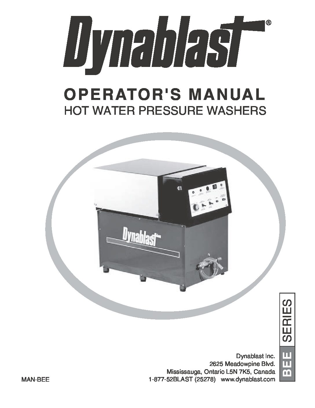 Dynablast BEE Seriers Operation Manual 2