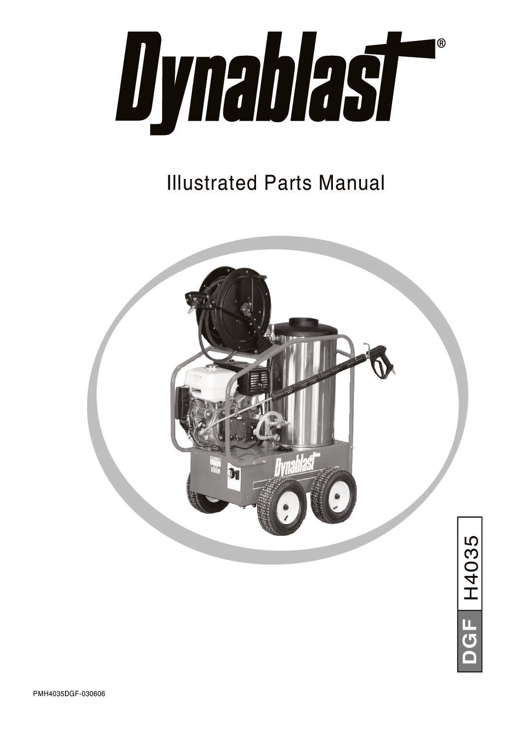 Dynablast H4035DGF Parts Breakdown
