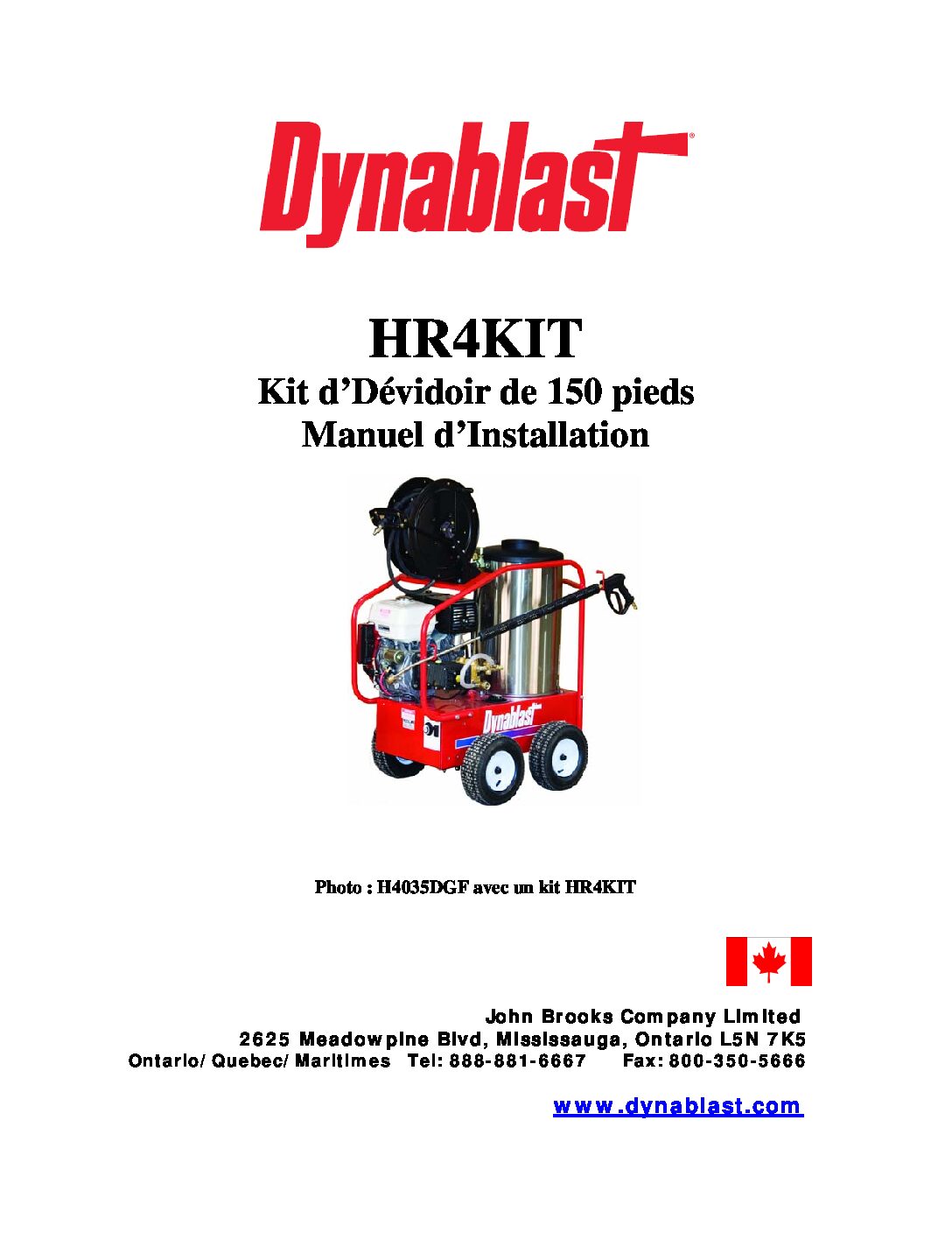 HR3KIT Owners Manual- French