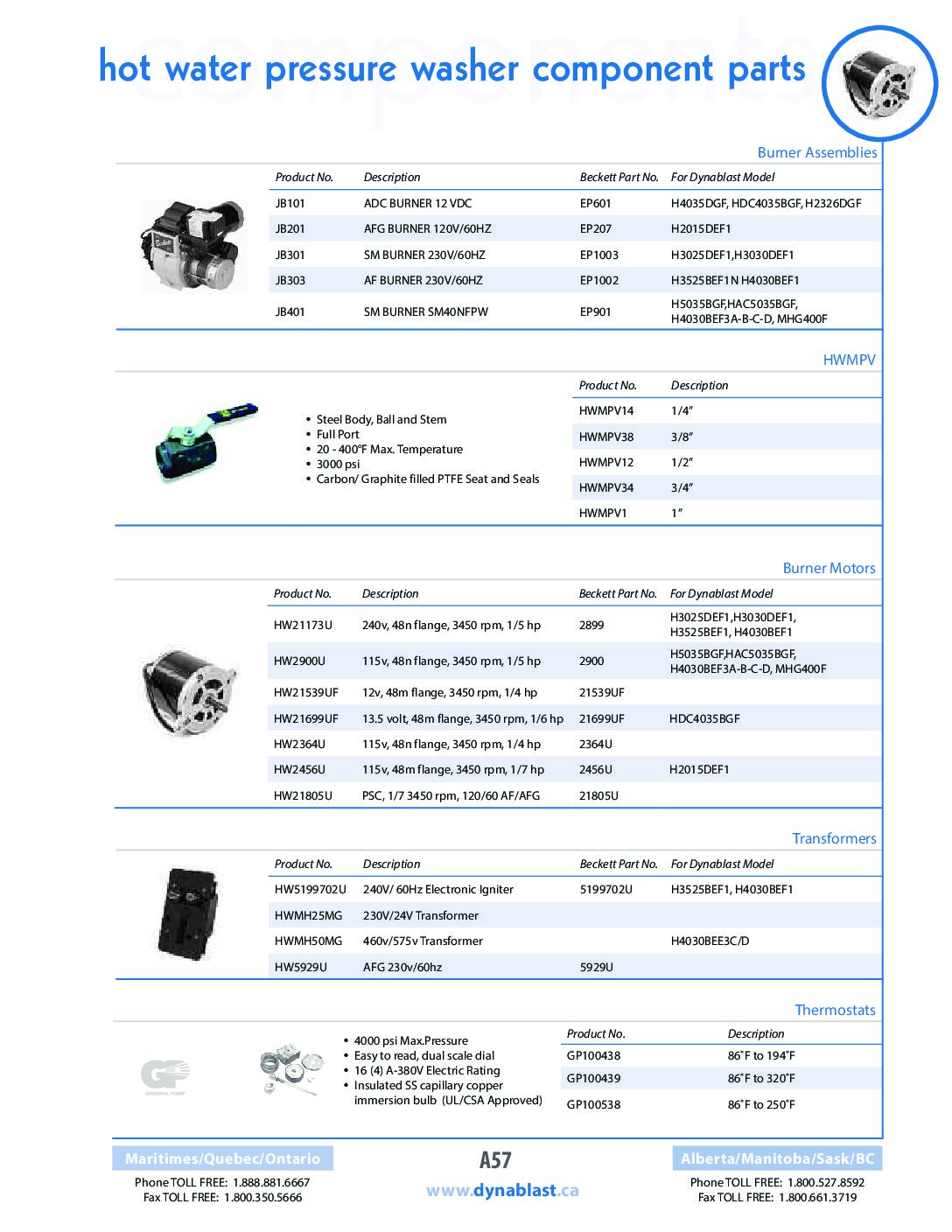Hot Water Pressure Water Component Parts