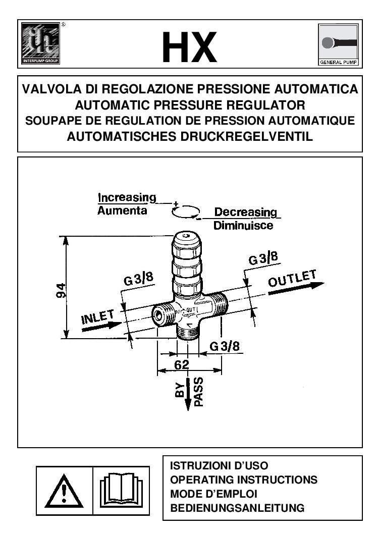 Interpump HX User manual