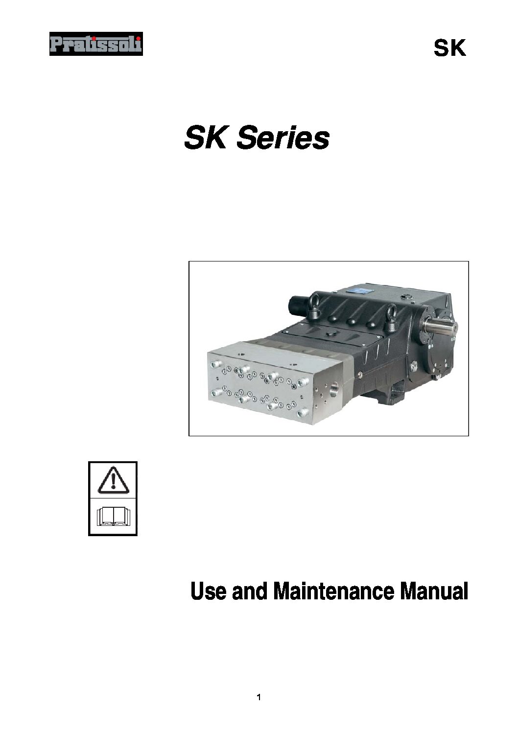 Pratissoli SK Series Plunger Pumps Manual