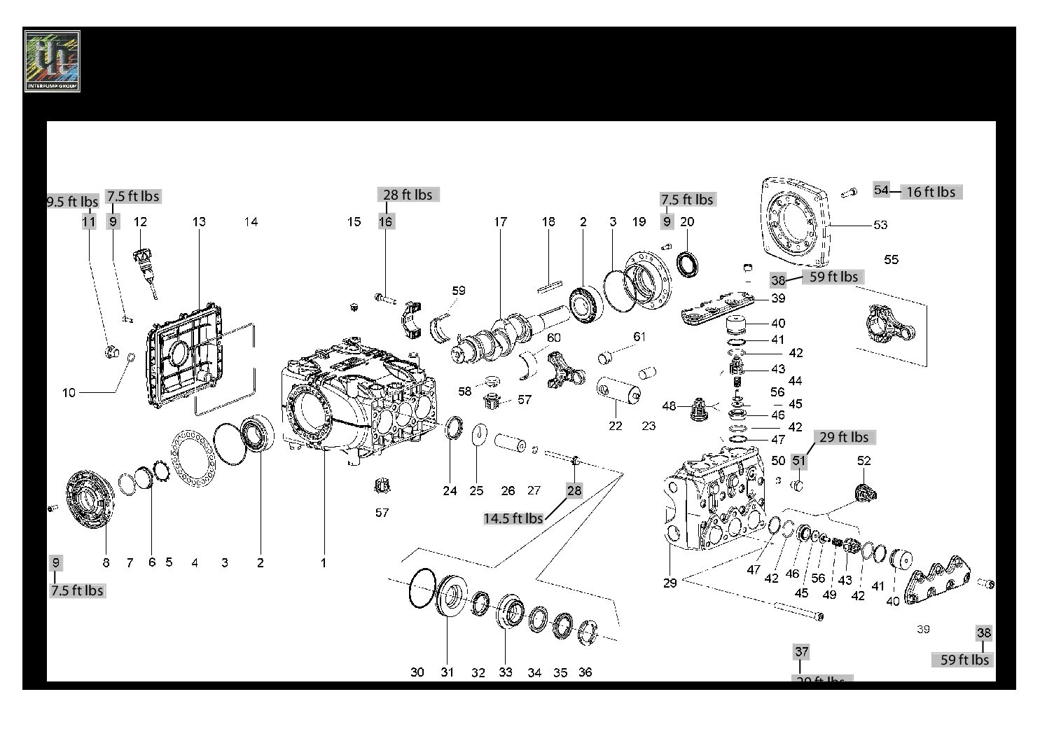 Pratissoli KE Series Plunger Pumps Illustration