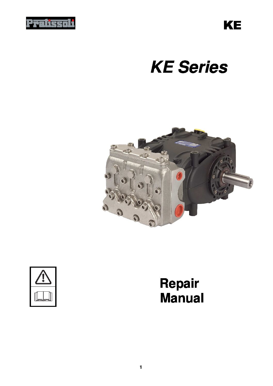 Pratissoli KE-KEH Series Plunger Pumps Repair Manual