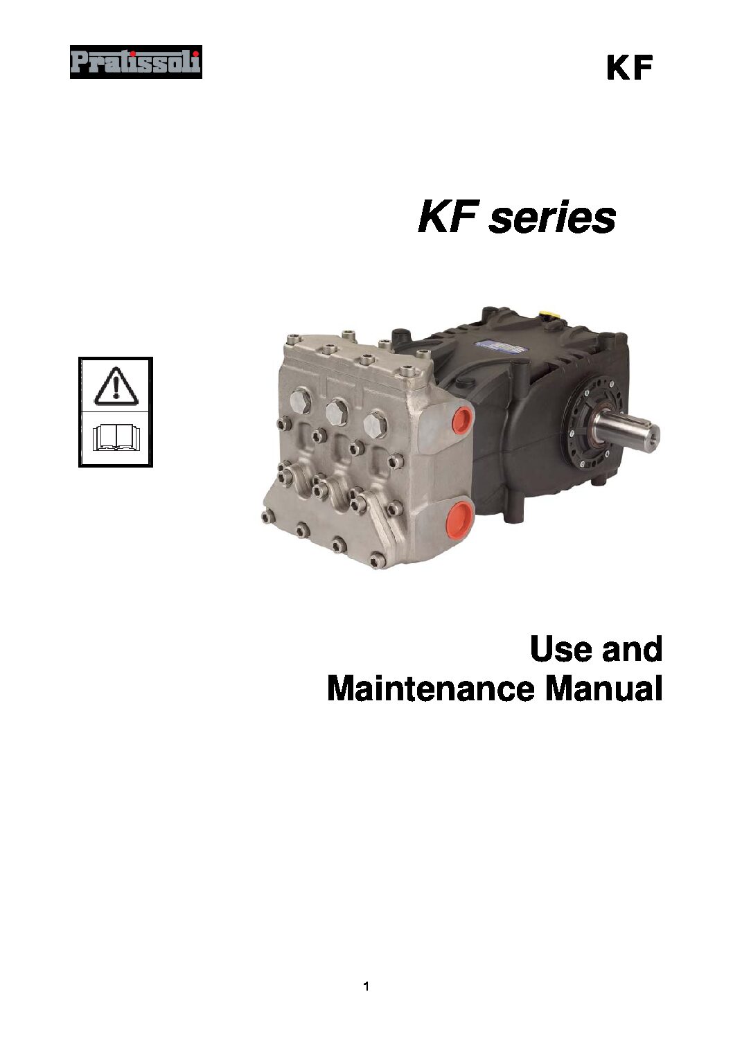 Pratissoli KF Series Plunger Pumps Manual