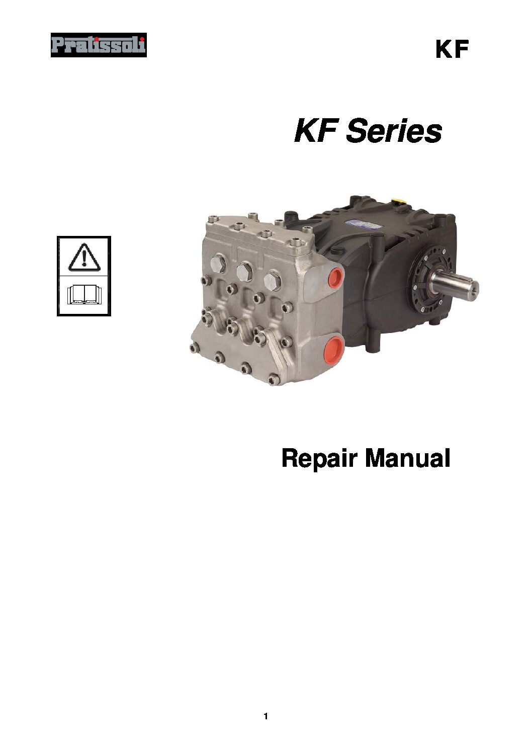 Pratissoli KF Series Plunger Pumps Replacement Manual