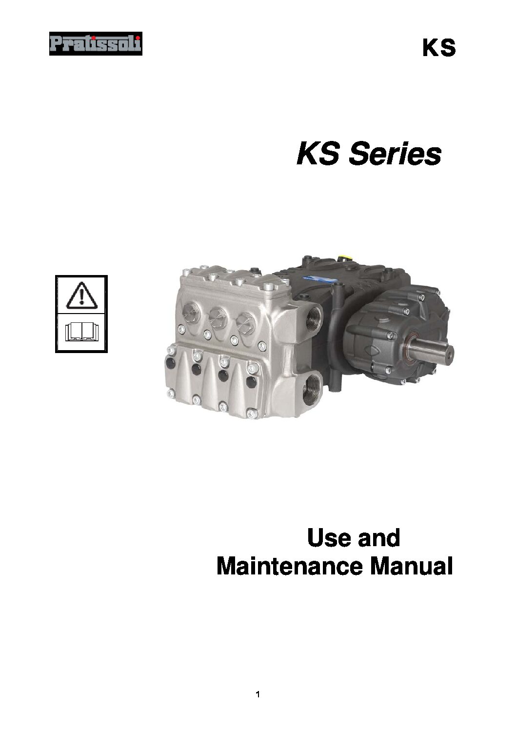 Pratissoli KS Series Plunger Pumps Manual