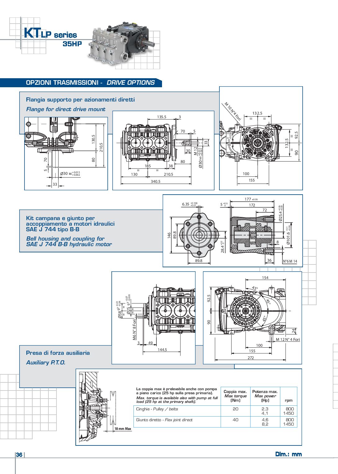 Pratissoli KT Series Plunger Pump