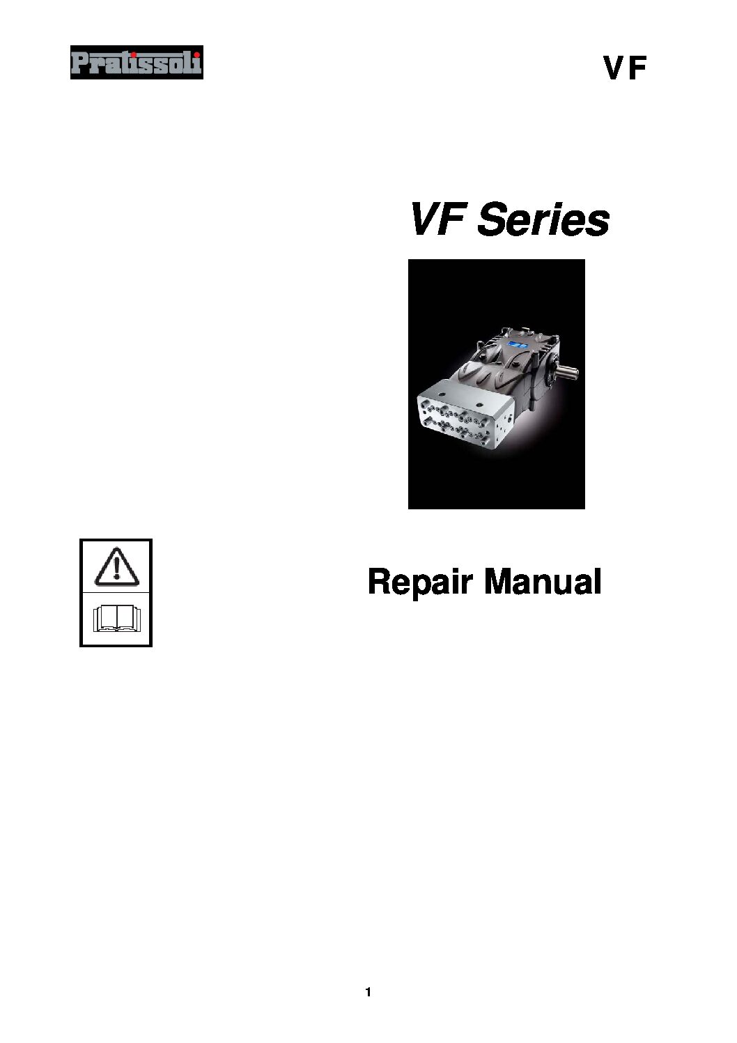 Pratissoli VF Series Plunger Pump Repair Manual