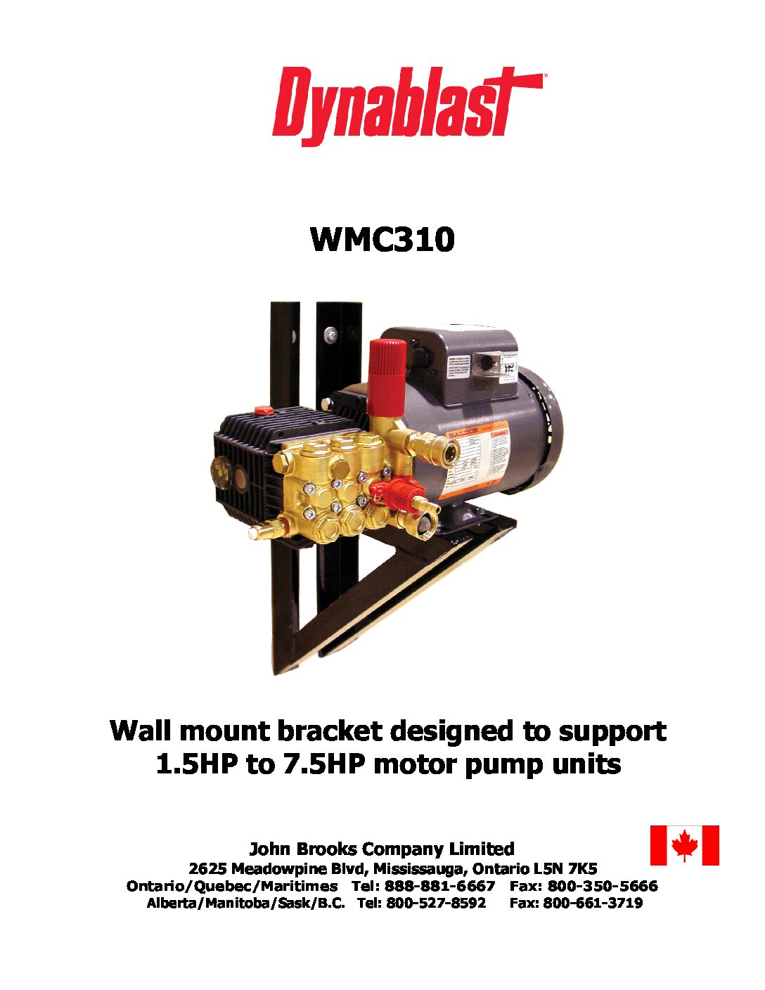 WMC310 Wall Mount Brackets