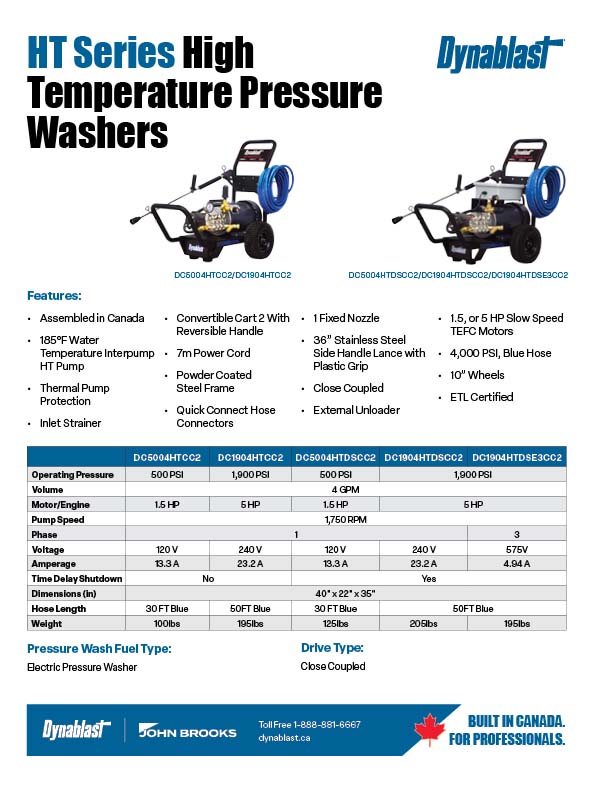 Dynablast HT Series Spec